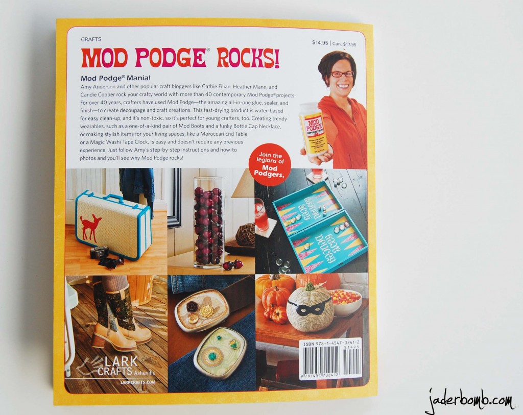 Mod Podge Rocks Book Review And Giveaway Courtesy Of Lark Crafts Jaderbomb