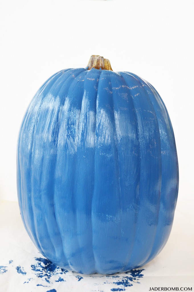 Glass Glitter Pumpkins