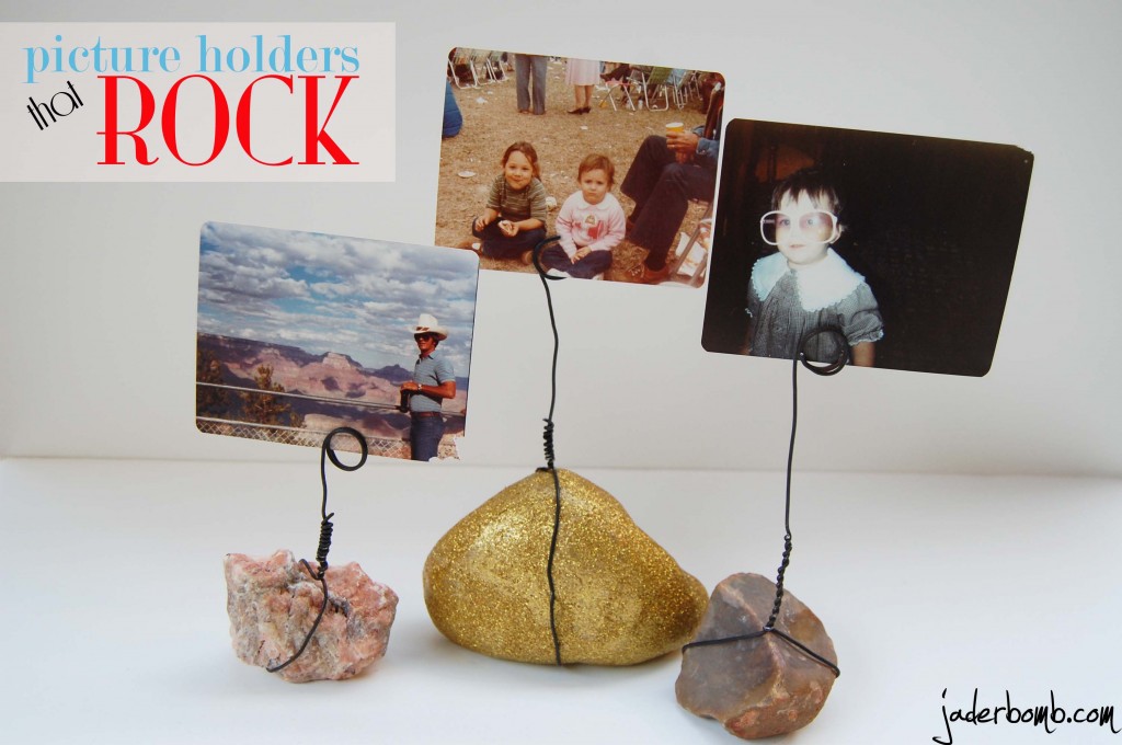 Picture holders that rock