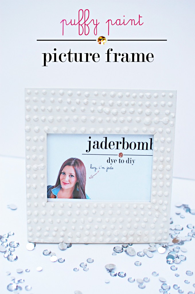 Puffy Paint Picture Frame