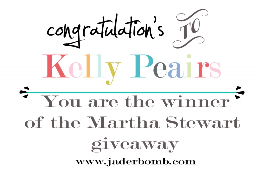 martha stewart giveaway jaderbomb