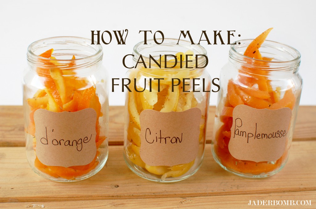 how to make candied fruit peel