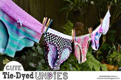 Cute Tie Dyed Undies