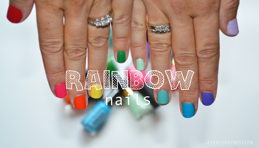 Rainbow Nails 