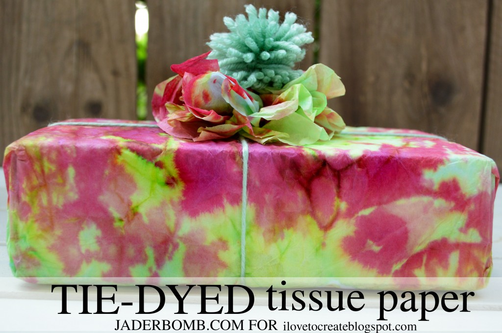 Tie Dyed Tissue Paper 