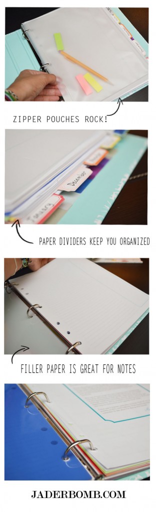 getting your notebook organized