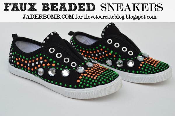 Beaded Shoes DIY