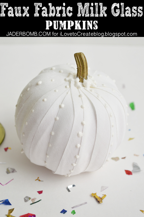 Milk Glass Pumpkin 