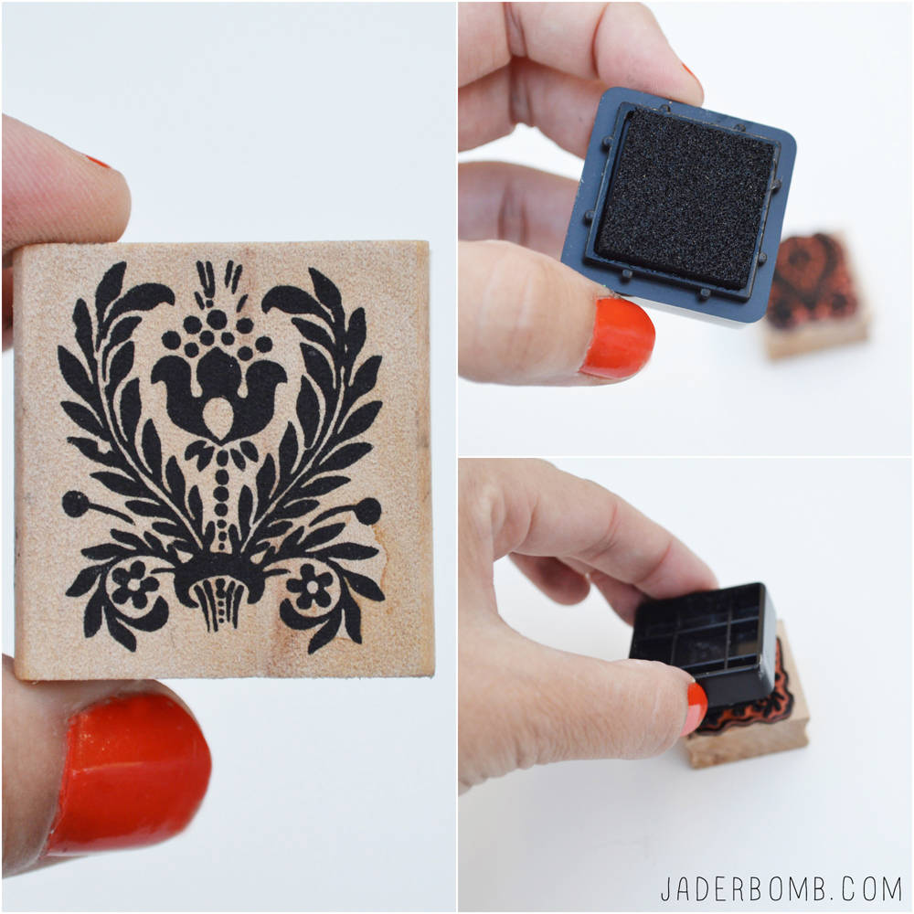 how to use a stamp