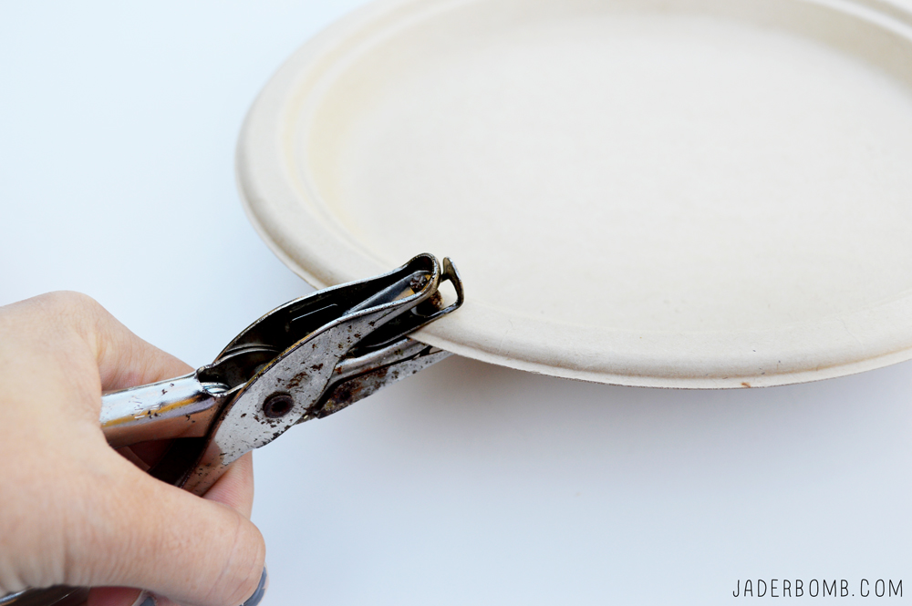 How to Punch PAPER PLATES
