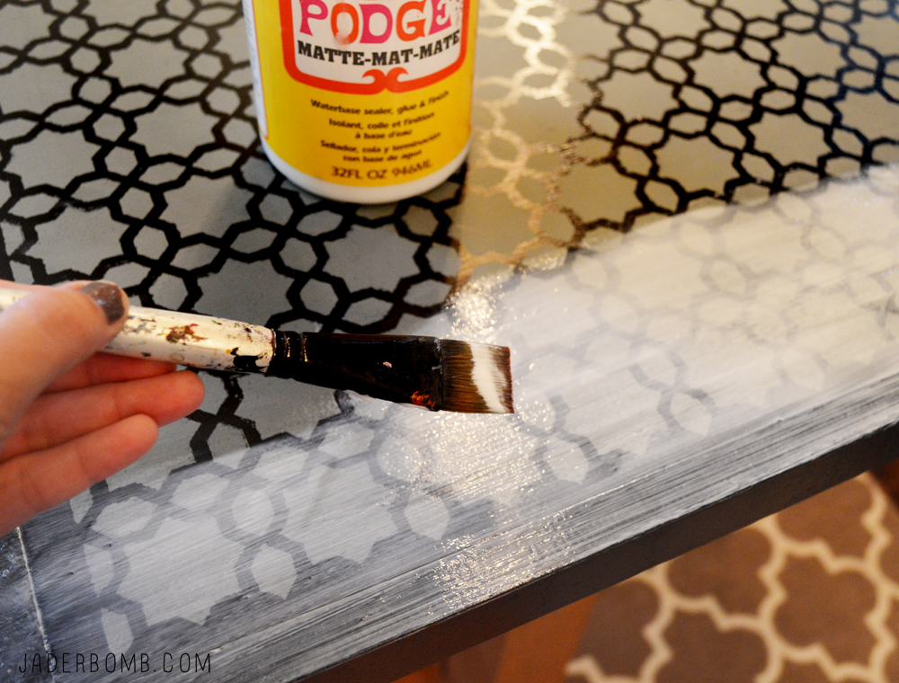 How to mod podge wood - JADERBOMB