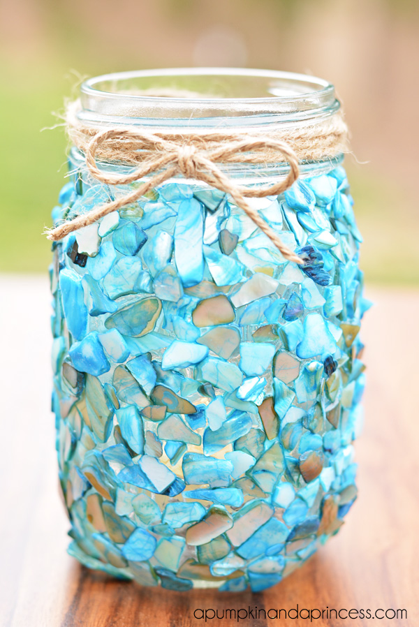 Beach-Mason-Jar-Lantern-Craft