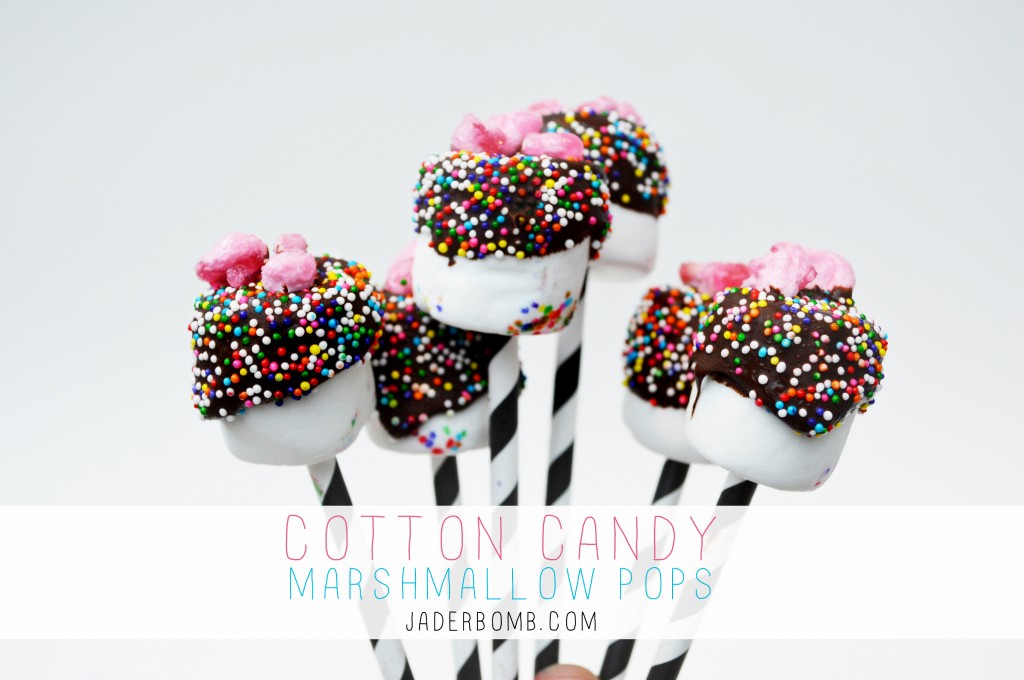 COTTON CANDY MARSHMALLOW POPS