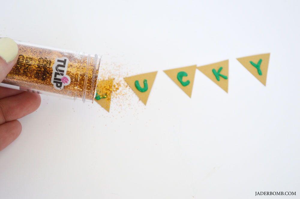 gold glitter crafts