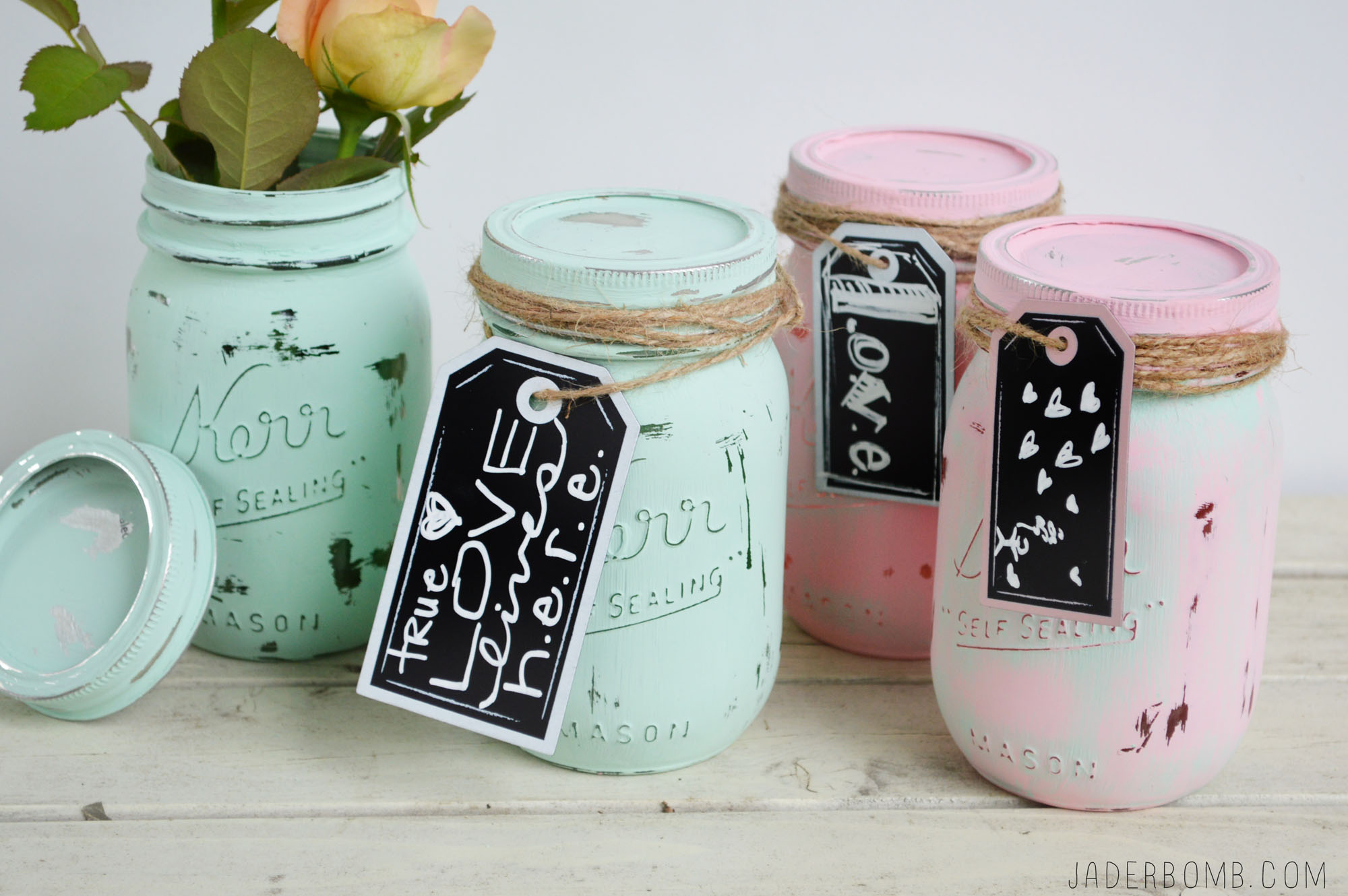 HOW TO PAINT JARS - JADERBOMB