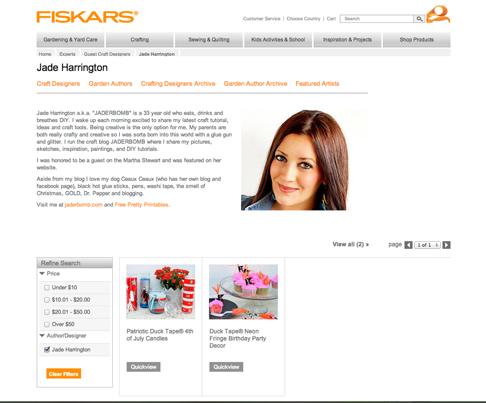 jaderbomb fiskars designer