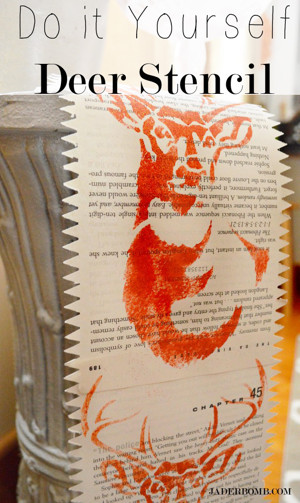 Stencil 1- Deer Stencil Table Liner 