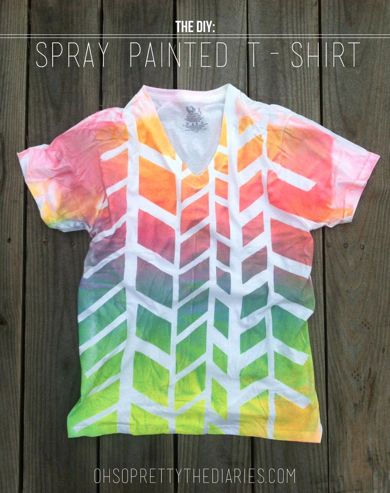 Spray Painted T-shirt
