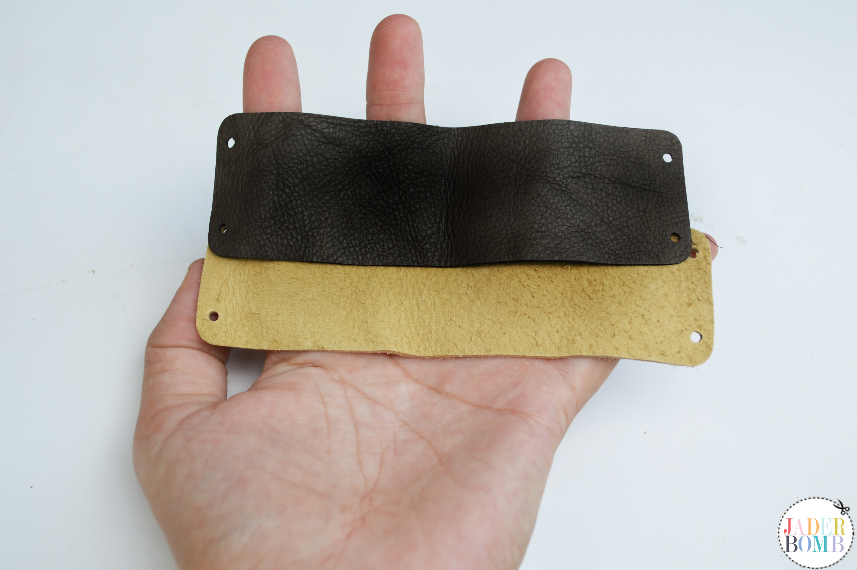 diy leather cuff