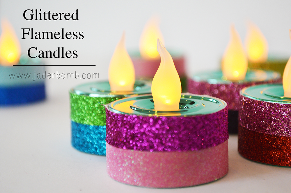 easy flameless candle crafts