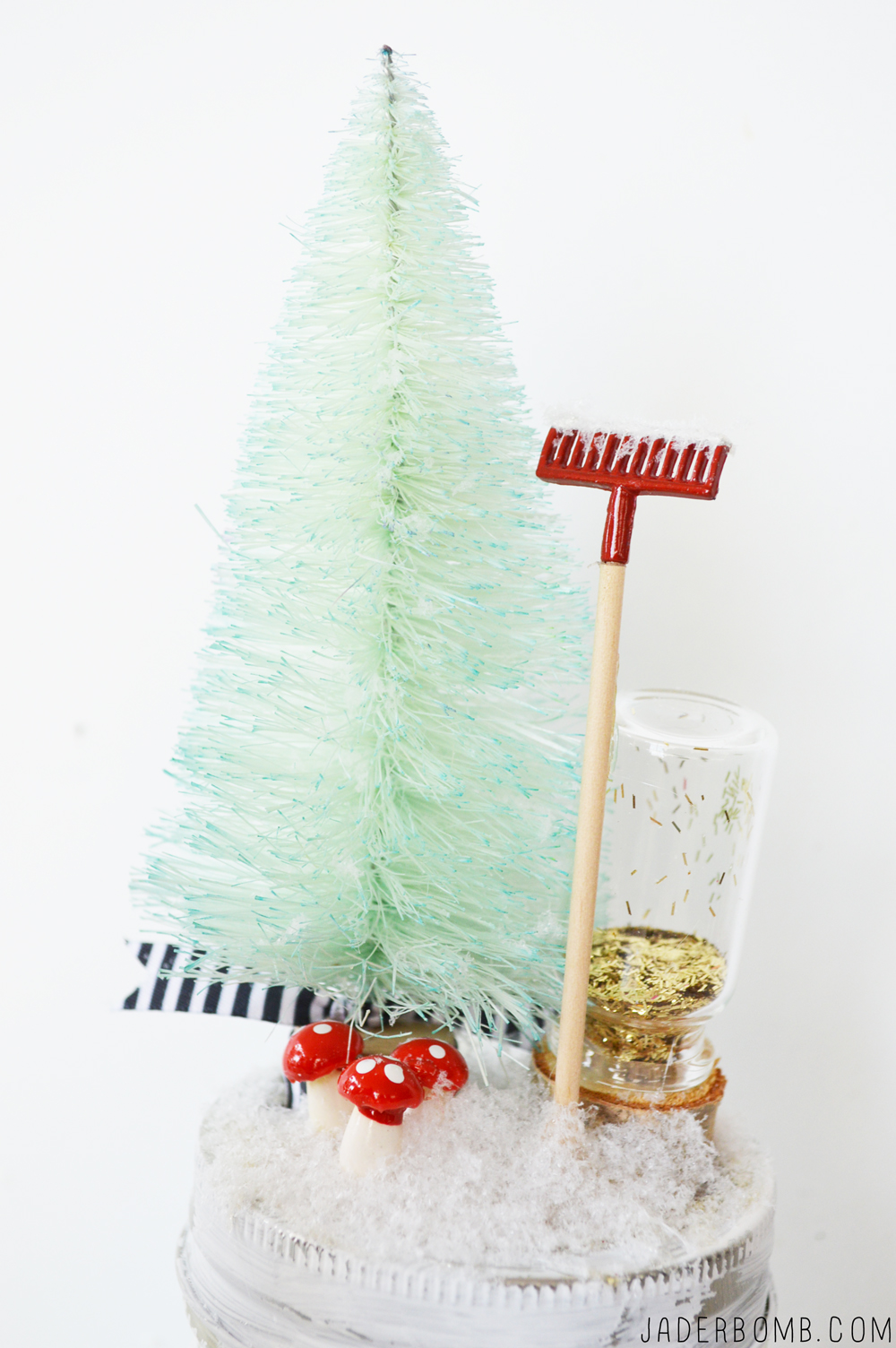 how to dye bottle brush trees