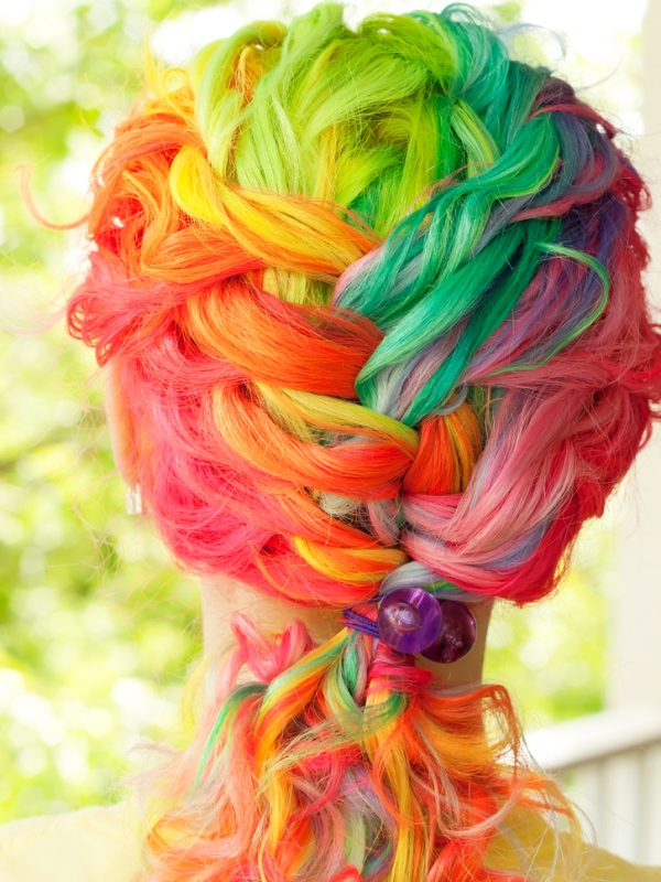 20 Rainbow Hair Color Ideas Jaderbomb