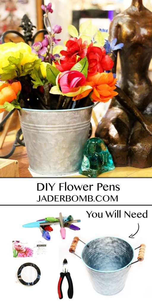 DIY FLOWER PEN TUTORIAL MICHAELS MAKERS