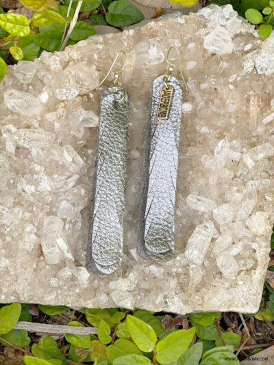 Metallic Silver Boho Earrings