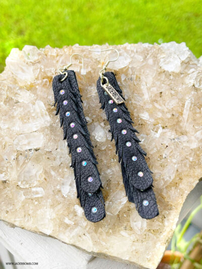 Constellation Bohemian Leather Earrings